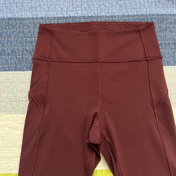 Lululemon In Movement 25” - Dark Red (Garnet?) - Picture 5 of 9